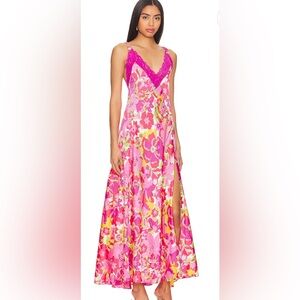 Free People All A Bloom Floral Maxi in Neon Pop
Never worn, NWOT